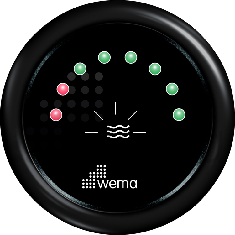 110336 Όργανο Ένδειξης Νερού Wema με 8 LED - Image 1