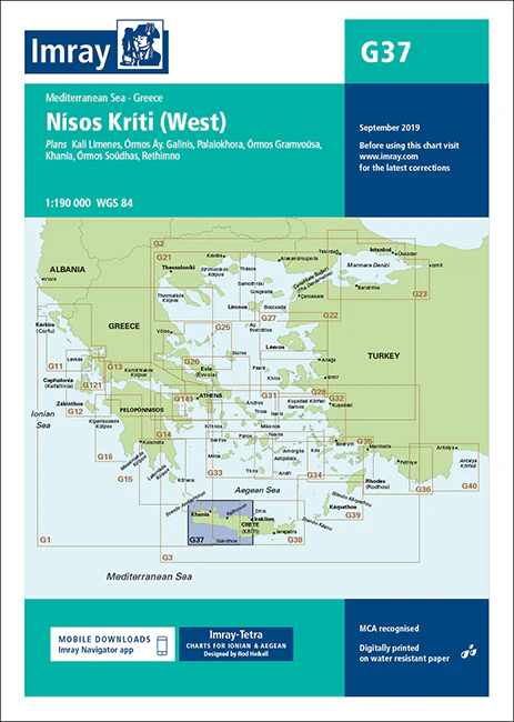 ICG37 Imray Charts G37 Nísos Kríti (West) - Image 1
