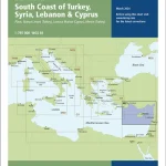 Imray Charts M21 South Coast of Turkey, Syria, Lebanon and Cyprus